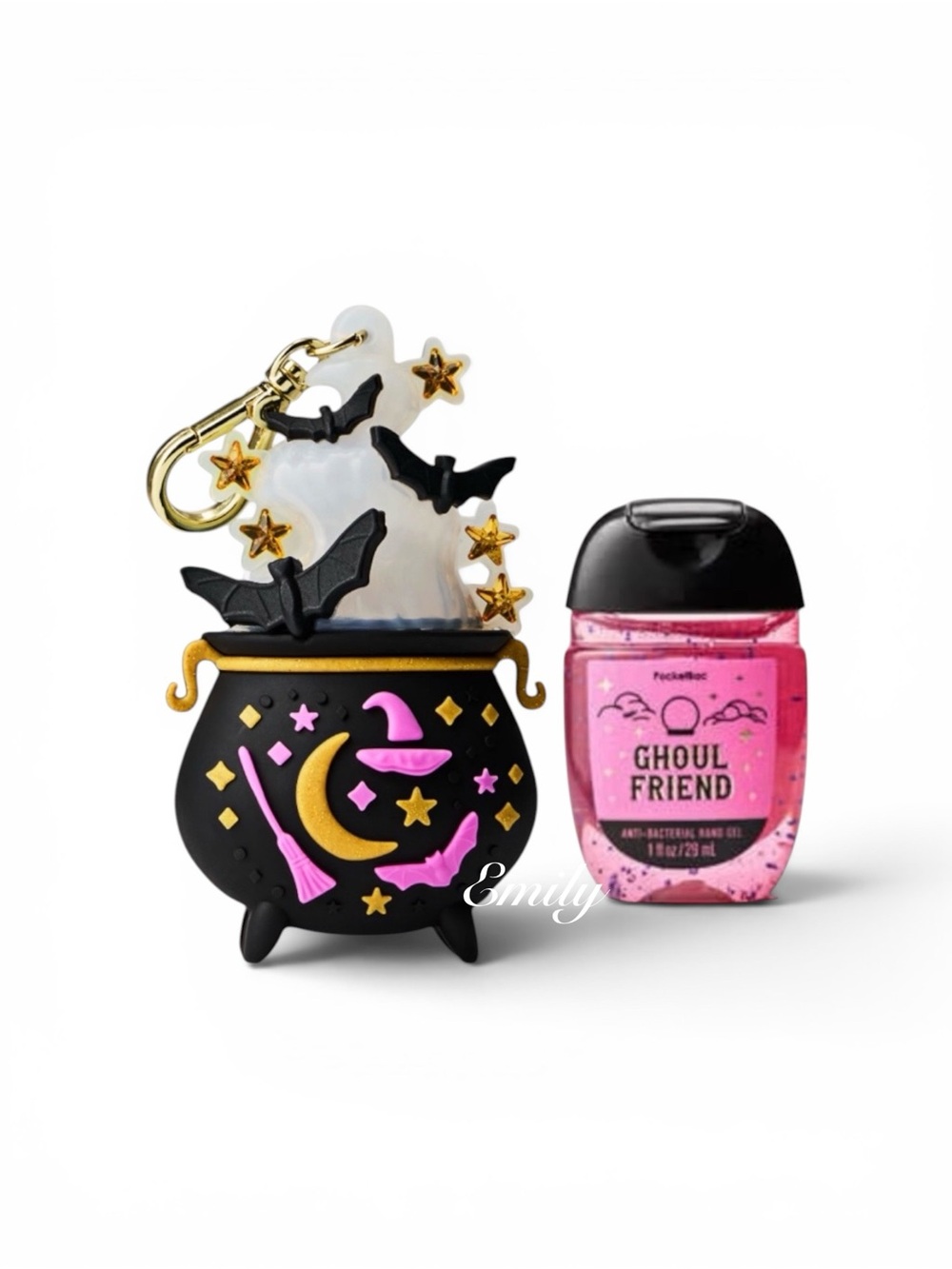 NEW Bath & Body Works Light-up Witch Cauldron PocketBac Holder Ghoul Friend